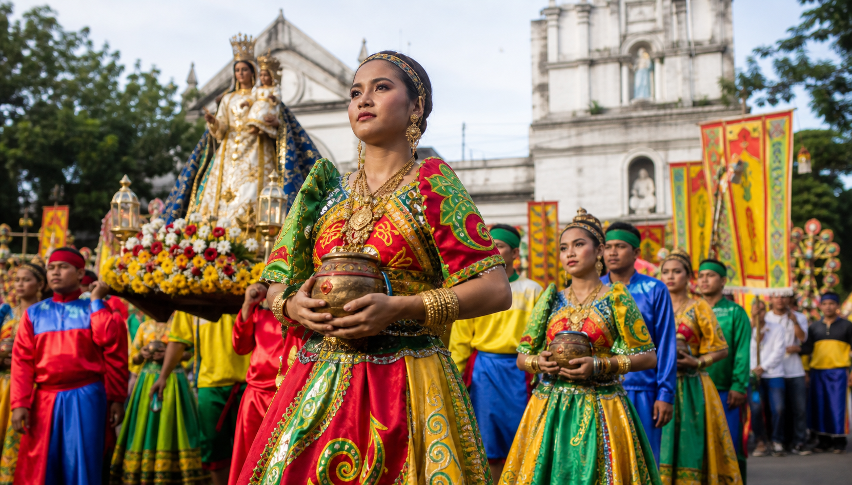 Diyandi devotional ritual participants